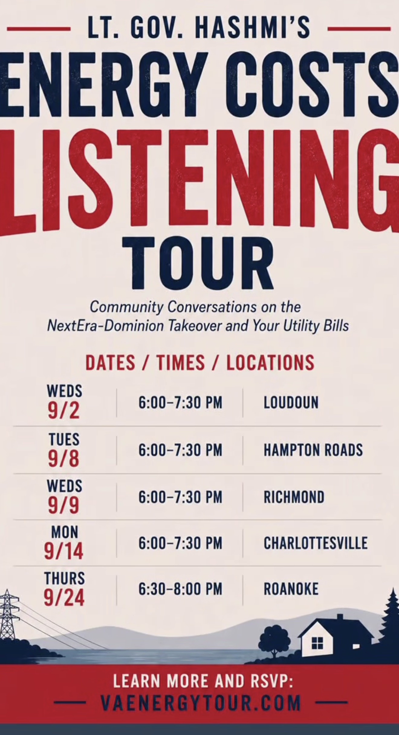 Energy Costs Listening Tour
